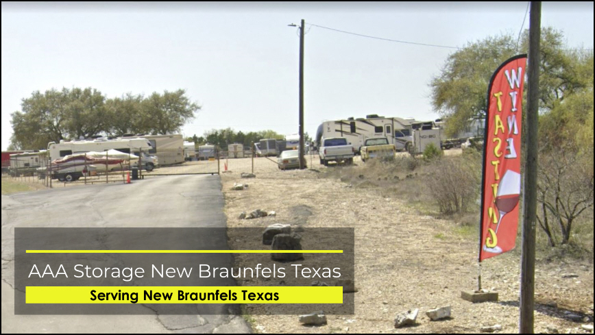 AAA Storage New Braunfels Texas on Texas Hwy 46 in New Braunfels Texas